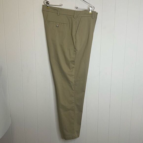 Care 301 Men’s 42 X 32 Tan Khaki Dress Pants Relaxed Fit Casual Stretch - Picture 4 of 15